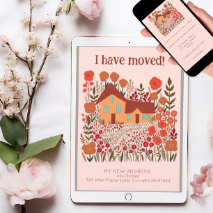 Carte Nouvelle Adresse Accueil J'Ai Déplacé Fleurs Agric