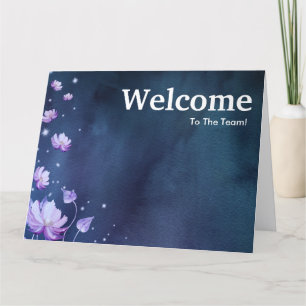 Carte Nouvelle bienvenue aux employés