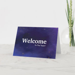 Carte Nouvelle bienvenue aux employés