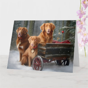 Carte Nouvelle-Écosse Duck Toller Retriever Snowden