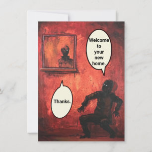 Carte NOUVELLE MAISON DÉPLAISANTE DRÔLE par Jetpackcorps