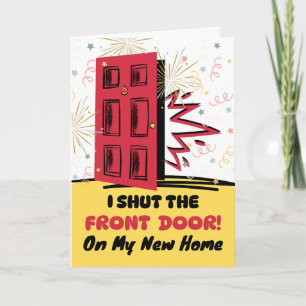 Carte Nouvelle maison et adresse Fermer la porte d'entré