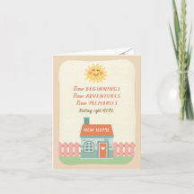 Nouvelle Maison Félicitations Nouveaux DÉFIS Comme