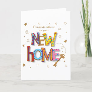 CARTE NOUVELLE MAISON - NOUVEAU DÉBUT DANS VOTRE VIE! CA