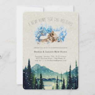 Carte Nouvelle maison pour les fêtes   Fête du réchauffe