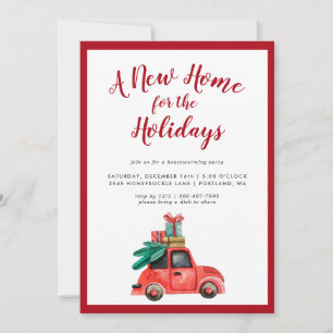 Carte Nouvelle maison pour les fêtes   Réchauffement des