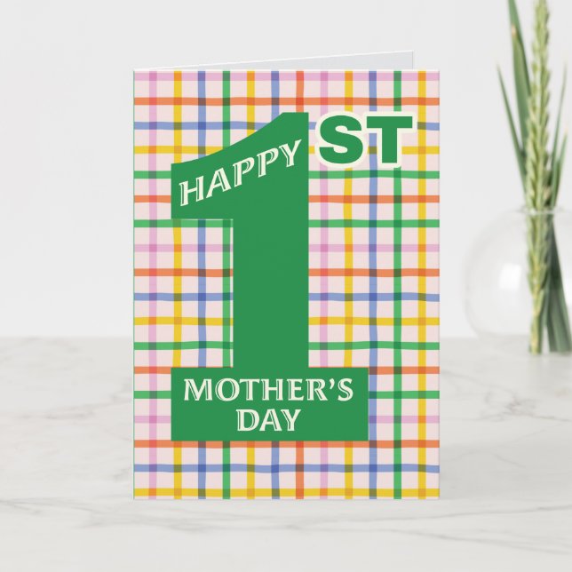 Carte Nouvelle maman et maman pour être la fête des mère (Devant)