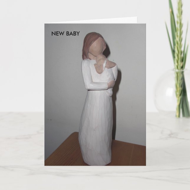 Carte NOUVELLE mère fière de BÉBÉ (Devant)