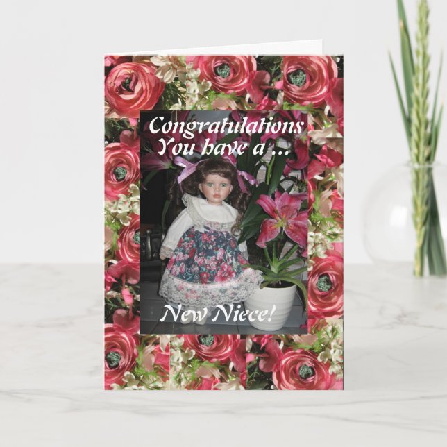 Carte nouvelle nièce (Devant)