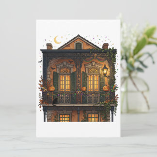 Carte Nouvelle-Orléans French Quarter Halloween