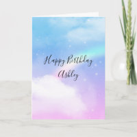 Nuage pastel magique et Anniversaire arc-en-ciel