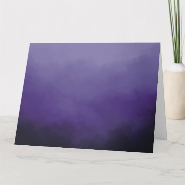 Carte nuage violet (Devant)