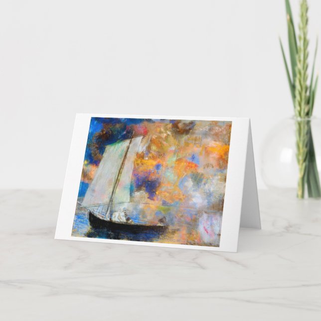 Carte Nuages de fleurs, Redon (Devant)