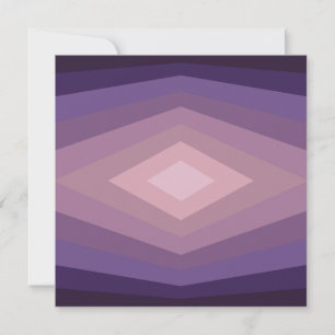 Carte Nuances D'Art Abstrait Géométrique Violet