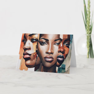 Carte Nuances d'Art pour les femmes noires africaines am
