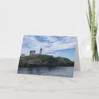 Nubble Lighthouse Photo Blank Salutation