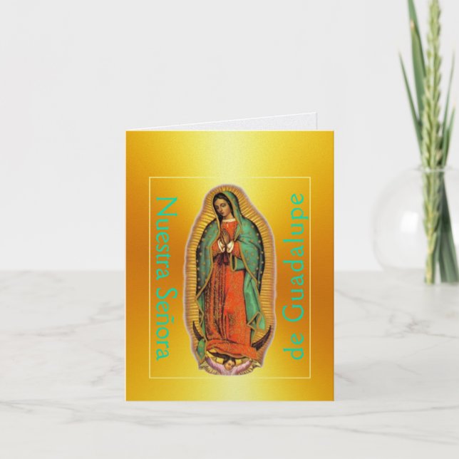 Carte Nuestra Señora de Guadalupe (Devant)