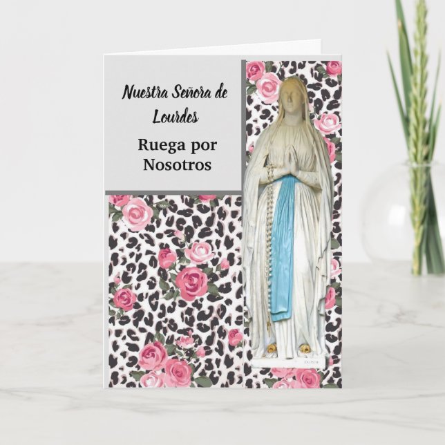 Carte Nuestra Señora de Lourdes (Devant)