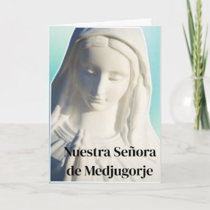 Carte Nuestra Señora Medjugorje