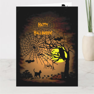Carte Nuit d'Halloween, Joyeux Halloween !