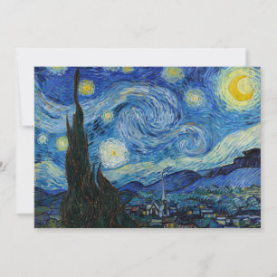 Carte Nuit étoilée   Vincent van Gogh