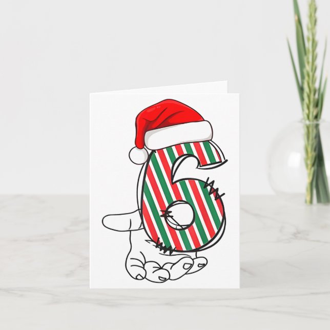 Carte Number 6 Matching 67 Meme Christmas Costume Men Wo (Devant)