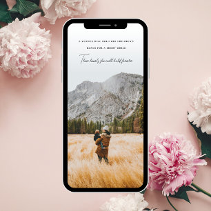 Carte numérique Fête des Mères avec une citation s