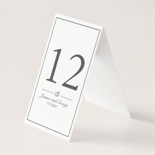 Carte numérique minimaliste blanche moderne