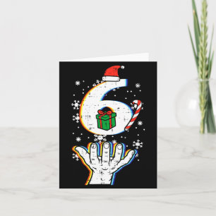 Carte Numéro 6 Correspondant 67 Mème Noël 6 7 Xmas Homme
