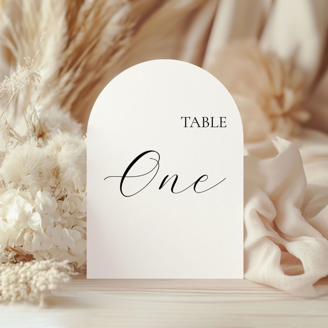 Carte numéro un de table (Créateur téléchargé)