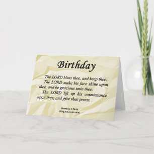 Carte Numéros d'anniversaire 6-24