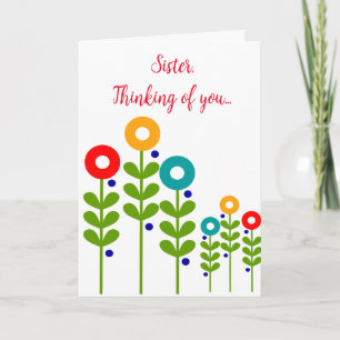 Carte Nun pense à toi