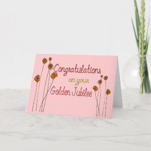 Carte Nuns Golden Jubilee (50ème Anniversaire) Gifts