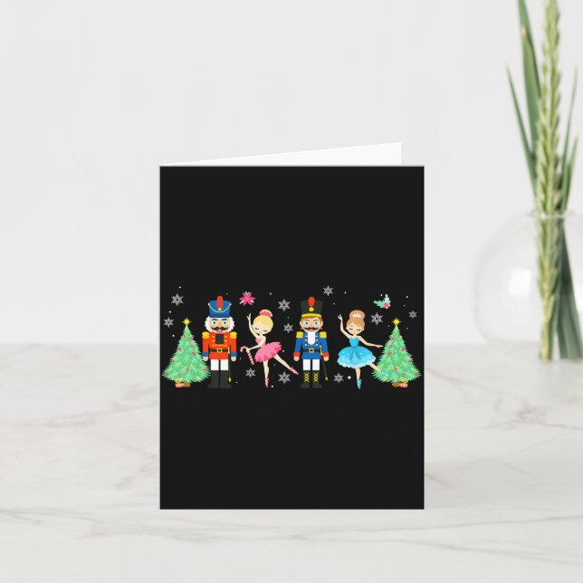 Carte Nutcracker Squad Ballet Dance Merry Christmas Wome (Devant)