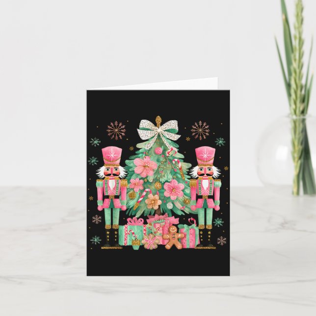 Carte Nutcracker Squad Christmas Tree Ballet Dance Women (Devant)