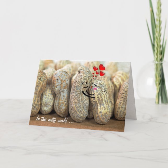 Carte Nutty Couple Mariage Anniversaire (Devant)