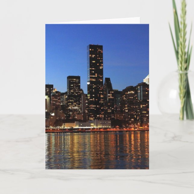 Carte NYC New York City Manhattan Nuit (Devant)