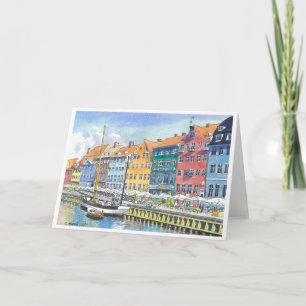 Carte Nyhaven, Copehagen, Denmark