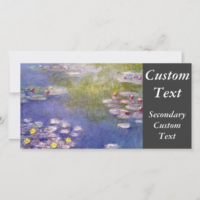 Carte Nympheas à Giverny (Devant)