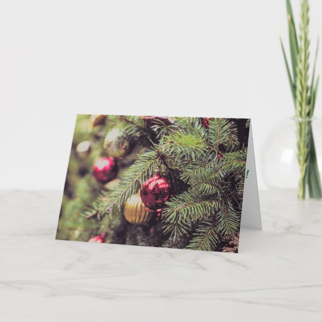 Carte Ô Sapin de Noël (Devant)