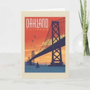Carte Oakland, Californie