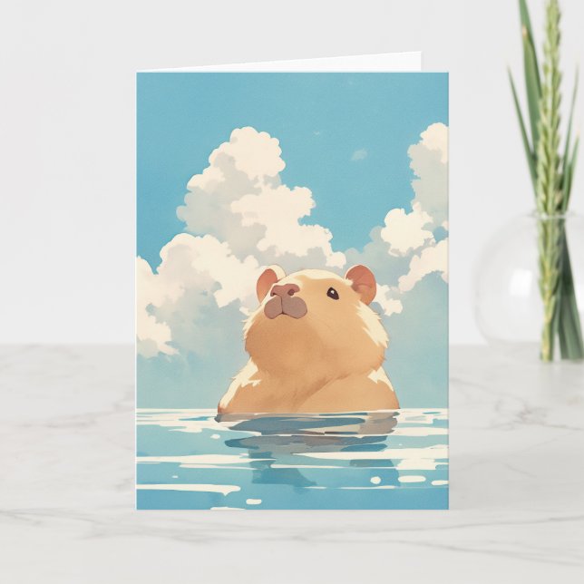 Carte Oasis aquatique Capybara (Devant)