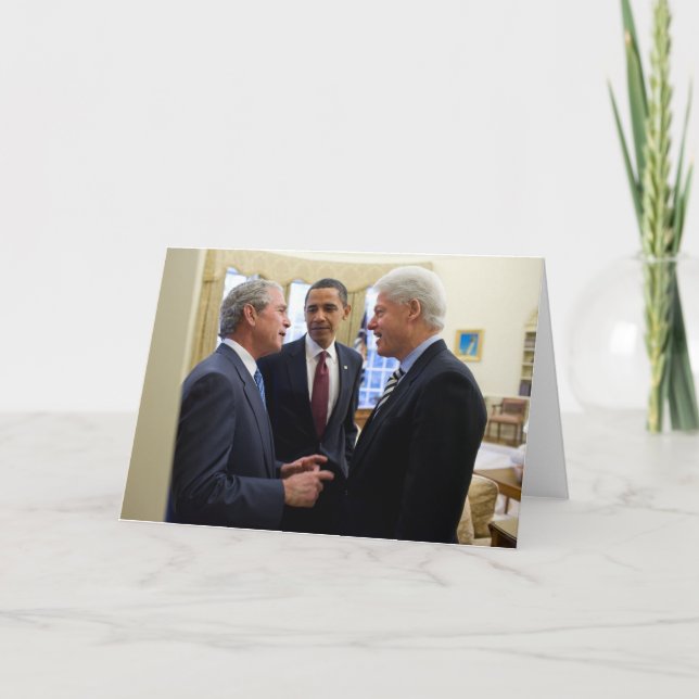 Carte Obama Bush et Clinton (Devant)