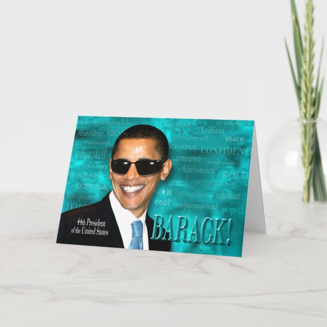 Carte Obama frais (Devant)