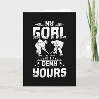 Carte Objectif de hockey sur glace
