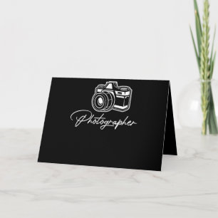 Carte Objectif de photographe d'appareil photo Cameraman