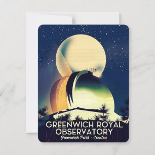Carte Observatoire royal de Greenwich Londres
