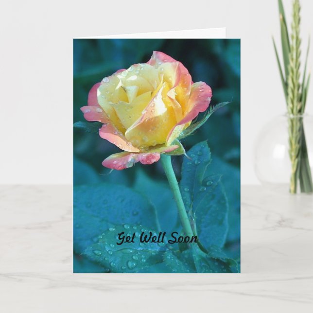 Carte Obtenez bien bientôt (Devant)