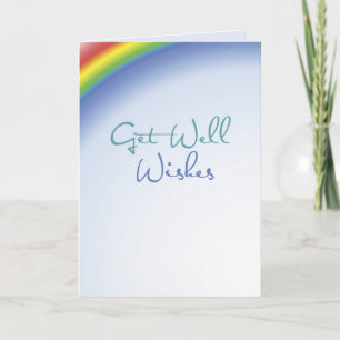 Carte Obtenez des souhaits bien Rainbow