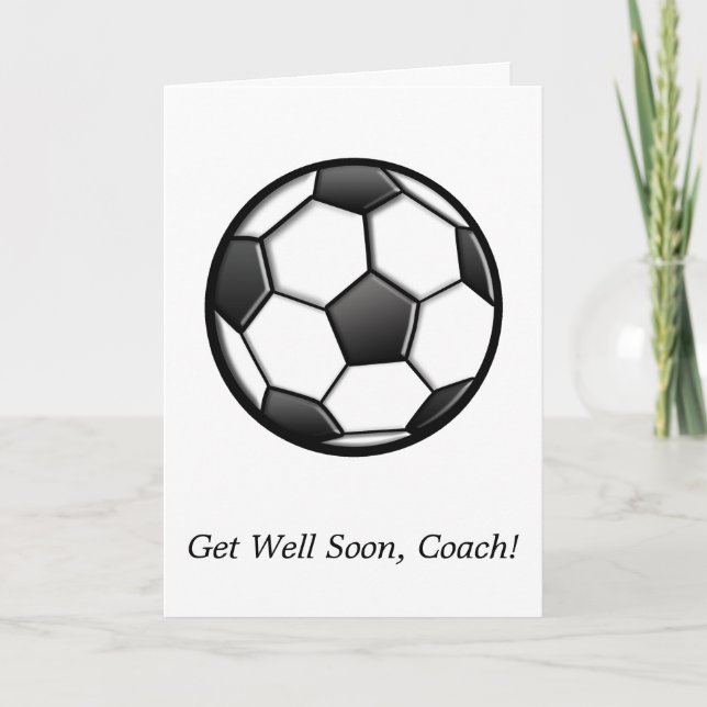 Carte Obtenez un entraîneur bien de l'équipe de football (Devant)